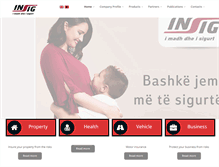 Tablet Screenshot of insig.com.al